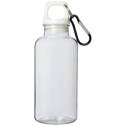 Botella Oregon de plástico reciclado 400 ml con mosquetón - foto 2